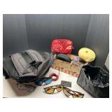 DEN… Large assortment of sunglasses and more, also includes a Targus backpack, see pictures for details.