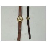 Ladies Lorus Mickey Mouse watches, two pieces, see pictures for details.