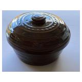 Vintage stoneware Marcrest covered casserole dish, Daisy Dot pattern, see pictures for details.