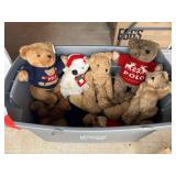 Tub of assorted stuffed bears, see pictures for details.