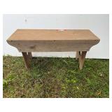 Vintage wooden bench