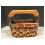 Lovely custom divided basket, see pictures for details.