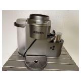 Field & Stream metal folding table, also comes with a Keurig coffee machine, working condition unknown, see pictures for details.