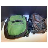 BR1…Backpacks, two pieces, see pictures for details.