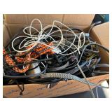 Box with a large assortment of cords, see pictures for details.
