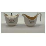 LR… Vintage weathervane creamer and sugar, believed to be vintage Taylor, Smith, & Taylor. See pictures for details.