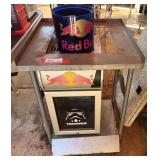 Mini Red Bull refrigerator, stand, and more. See pictures for details. ￼
