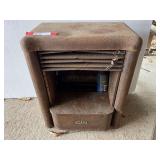 Vintage Atlanta brand gas heater, rust is present, see pictures for details.
