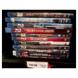 BR2… Blu-ray DVD assortment, approximately 11 pieces, see pictures for details.