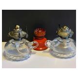 LR… Small oil lamps from Lamplight farms, also includes a miniature metal oil lamp base, see pictures for details.