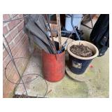 Plant dolly with ceramic planter and other yard decor, see pictures for details.