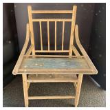 Vintage/antique child’s potty chair with tray, see pictures for details.