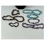 Ladies fashion estate beaded necklaces, see pictures for details.