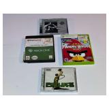 BR1… Xbox one, and Xbox 360 Angry Birds games, also includes two CDs, see pictures for details.