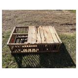 Vintage/antique wooden chicken crate, see pictures for details.