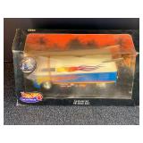 Collectible Hot Wheels customized VW drag bus, 1/18 scale, comes in original box, see pictures for details.