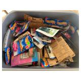 Tub of assorted Hot Wheels cars, still new in the package, see pictures for details.