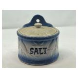 LR… Vintage salt cellar with embossed bird motif, see pictures for details.