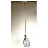 Industrial hanging light, this piece was fashioned from an industrial mixer blade, see pictures for details.