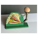 Vintage Jiffy-Way egg scale with faux egg, see pictures for details.
