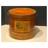 KIT… Vintage/antique large firkin bucket, see pictures for details.