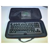 BR1…Razer Black Widow tournament edition chroma, multicolor mechanical gaming keyboard. Comes with carrying/storage case, working condition unknown, see pictures for details.