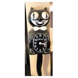 LR… Kit•Kat, kitty cat wall clock, working condition unknown, see pictures for details.