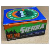 SIERRA SPORTS MASTER 9MM JHP - 20 RDS