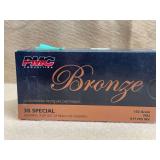 PMC BRONZE 38 SPECIAL FMJ - 50 RDS