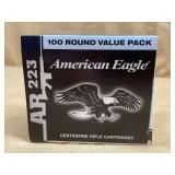 AMERICAN EAGLE 223 FMJ - 100 RDS