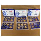2004, 2005 & 2006 US MINT PROOF SETS