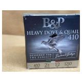 B&P HEAVY DOVE & QUAIL 410 - 2 1/2" #6 - 25 RDS