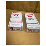2 BOXES WINCHESTER TARGET 7,62x39 FMJ - 40 RDS TOTAL