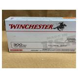WINCHESTER TARGET 300 BLK FMJ - 20 RDS