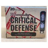 HORNADY CRITICAL DEFENSE 410 - 2 1/2" - TRIPLE DEFENSE - 20 RDS