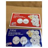2004 UNCIRCULATED COIN SETS DENVER & PHILADELPHIA MINTS