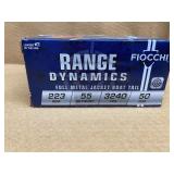 FIOCCHI RANGE DYNAMICS 223 FMJ - 50 RDS