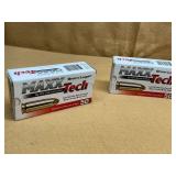 2 BOXES MAXX TECH 9 MM FMJ - 100 RDS TOTAL