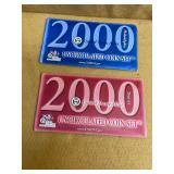 2000 UNCIRCULATED COIN SETS DENVER & PHILADELPHIA MINTS