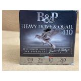 B&P HEAVY DOVE & QUAIL 410 #6 - 2 1/2" - 25 RDS
