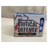 HORNADY CRITICAL DEFENSE 410 TRIPLE THREAT - 2 1/2" - 20 RDS