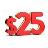 ATTENTION! THERE IS A $25.00 REBATE AVAILABLE ON THE FOLLOWING LOTS