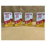 4 BOXES AGUILA 22 LR SUPER EXTRA CPRN - 200 RDS TOTAL