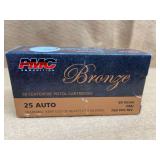 PMC BRONZE 25 AUTO FMJ - 50 RDS