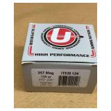 UNDERWOOD HIGH PERFORMANCE 357 MAGNUM XTP JHP - 20 RDS