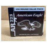 AMERICAN EAGLE 223 FMJ - 100 RDS