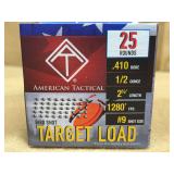 AMERICAN TACTICAL TARGET LOAD 410  2 1/2" #9 - 25 RDS