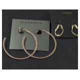 AllSaints and Aqua Earrings