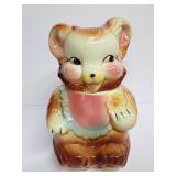 Vintage Ceramic Teddy Bear Cookie Jar