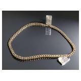 10k GOLD DIAMOND CUT 18" CUBAN NECKLACE CHAIN 23.2 GRAMS
